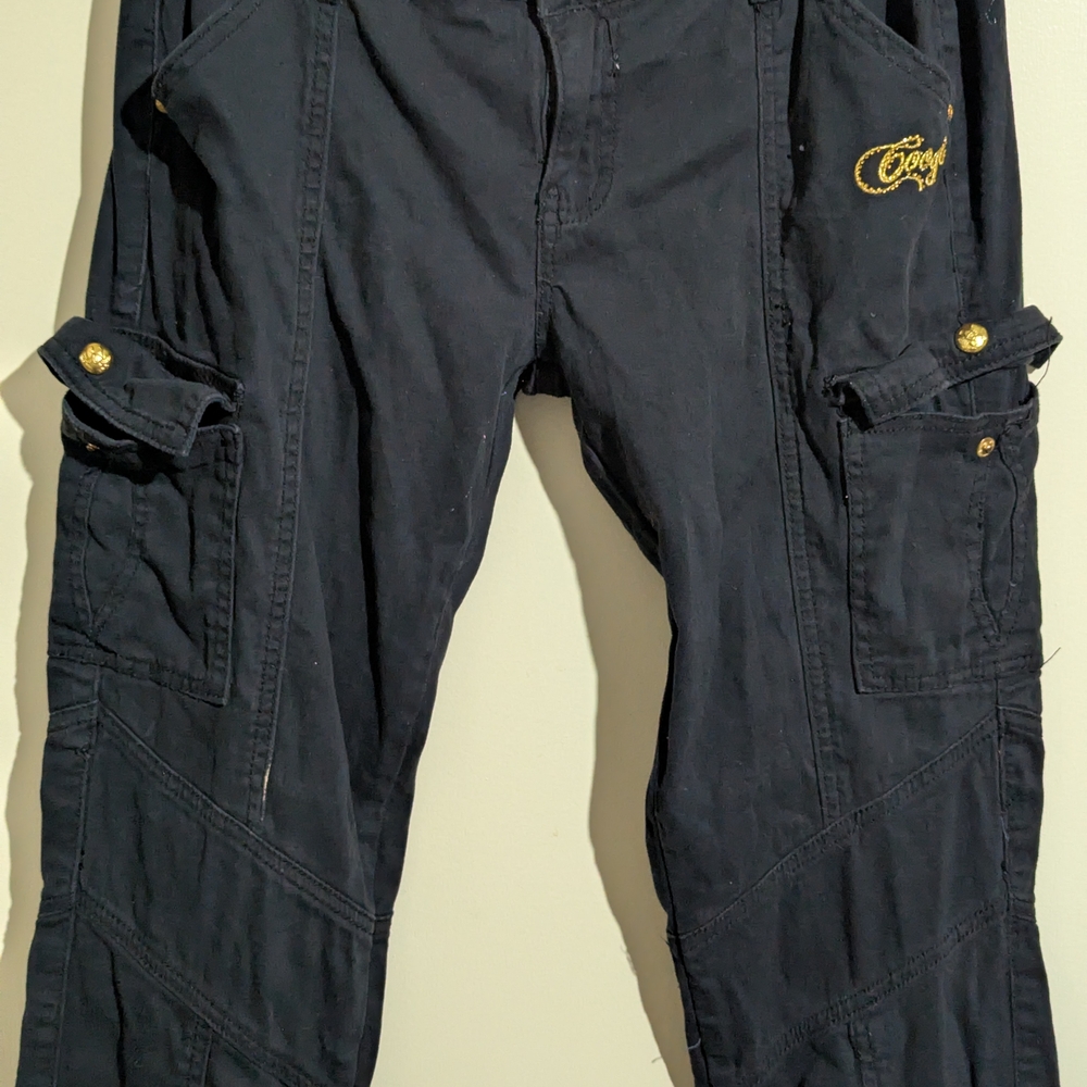 Coogi Black Cargo Pants for Men
